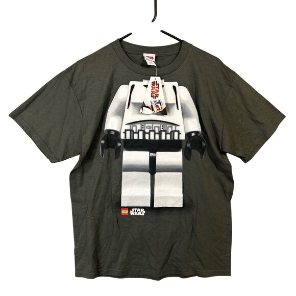 Lego Star Wars Storm Trooper Boys Size XL Gray T-Shirt NWT - Picture 1 of 12